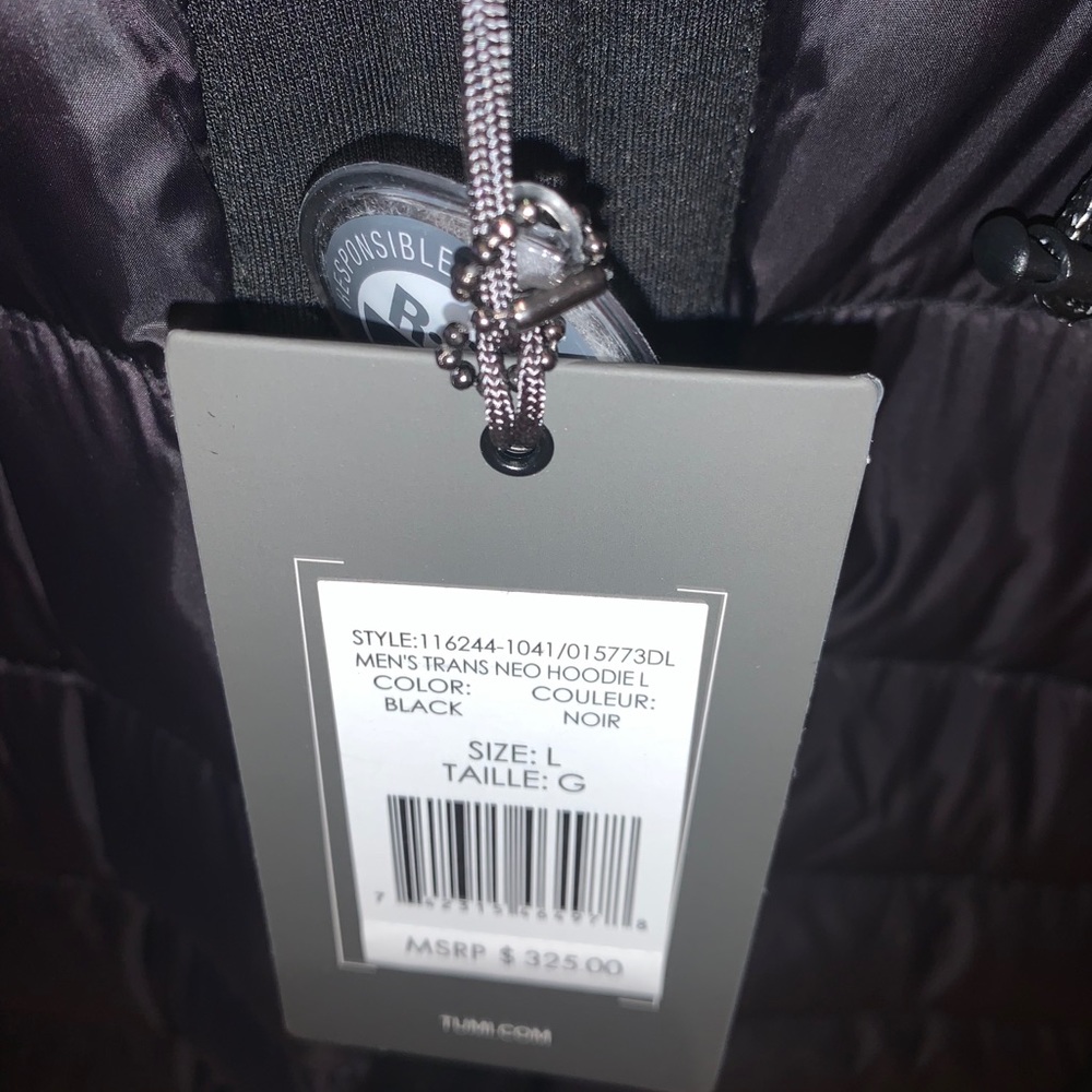Tumi Men’s trans Neo Hoodie size Large - Picture 4 of 6